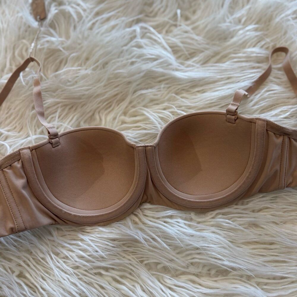 Skims Fits Everybody Strapless Bra Clay Size 30C - Picture 7 of 9